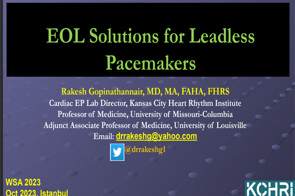 Leadless pacemakers – EOL solutions