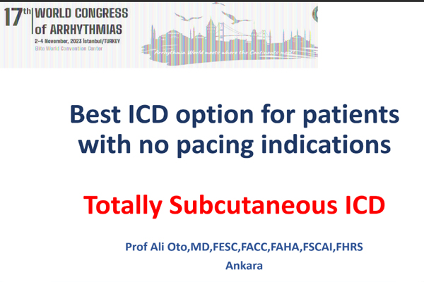 Totally Subcutaneous ICD – Ali Oto