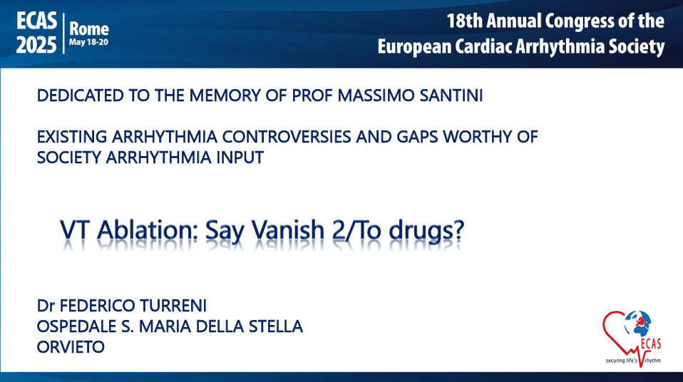 ECAS 2025 – VT Ablation (Turreni)
